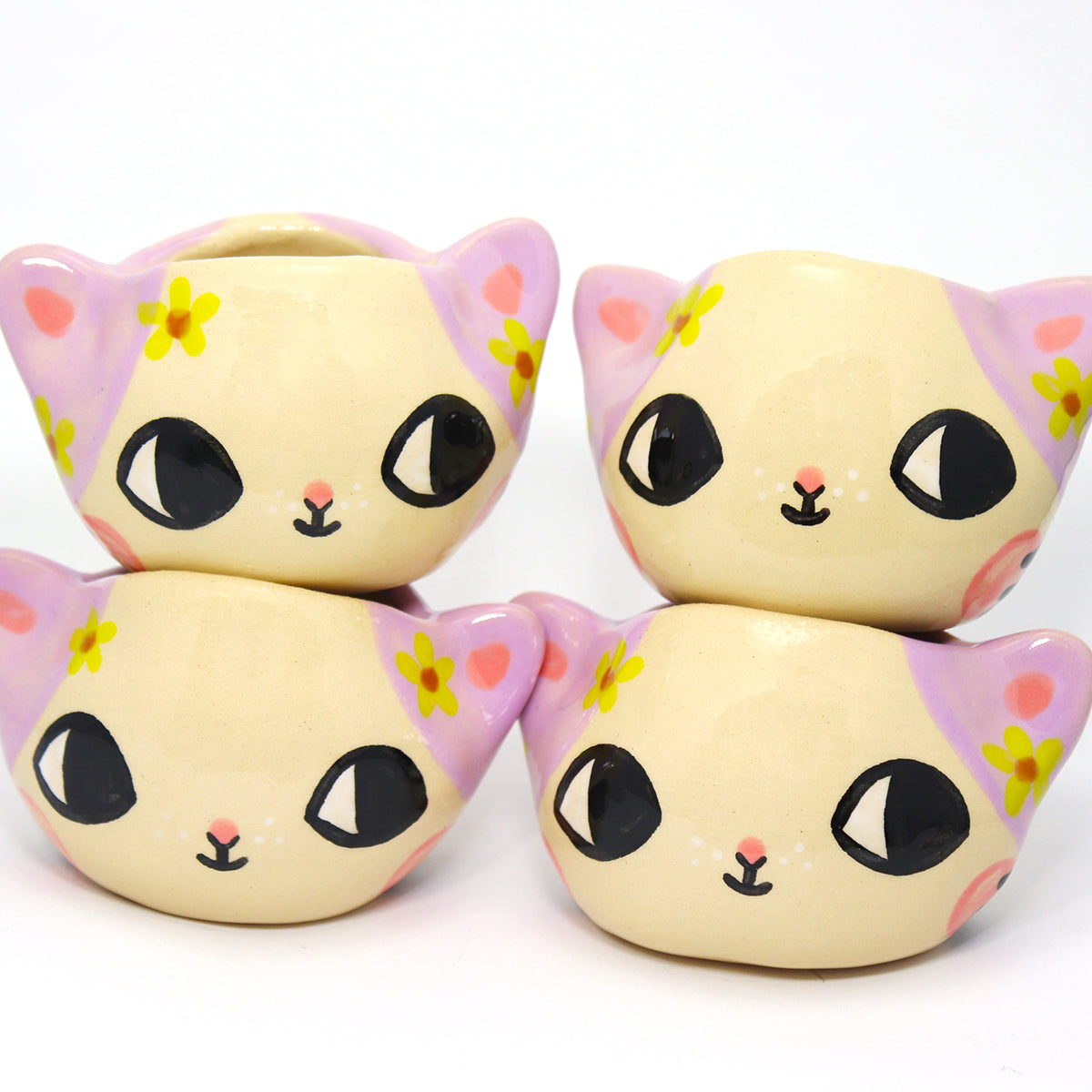 Ceramic Kitty Planter Pot Small - #1931-1934