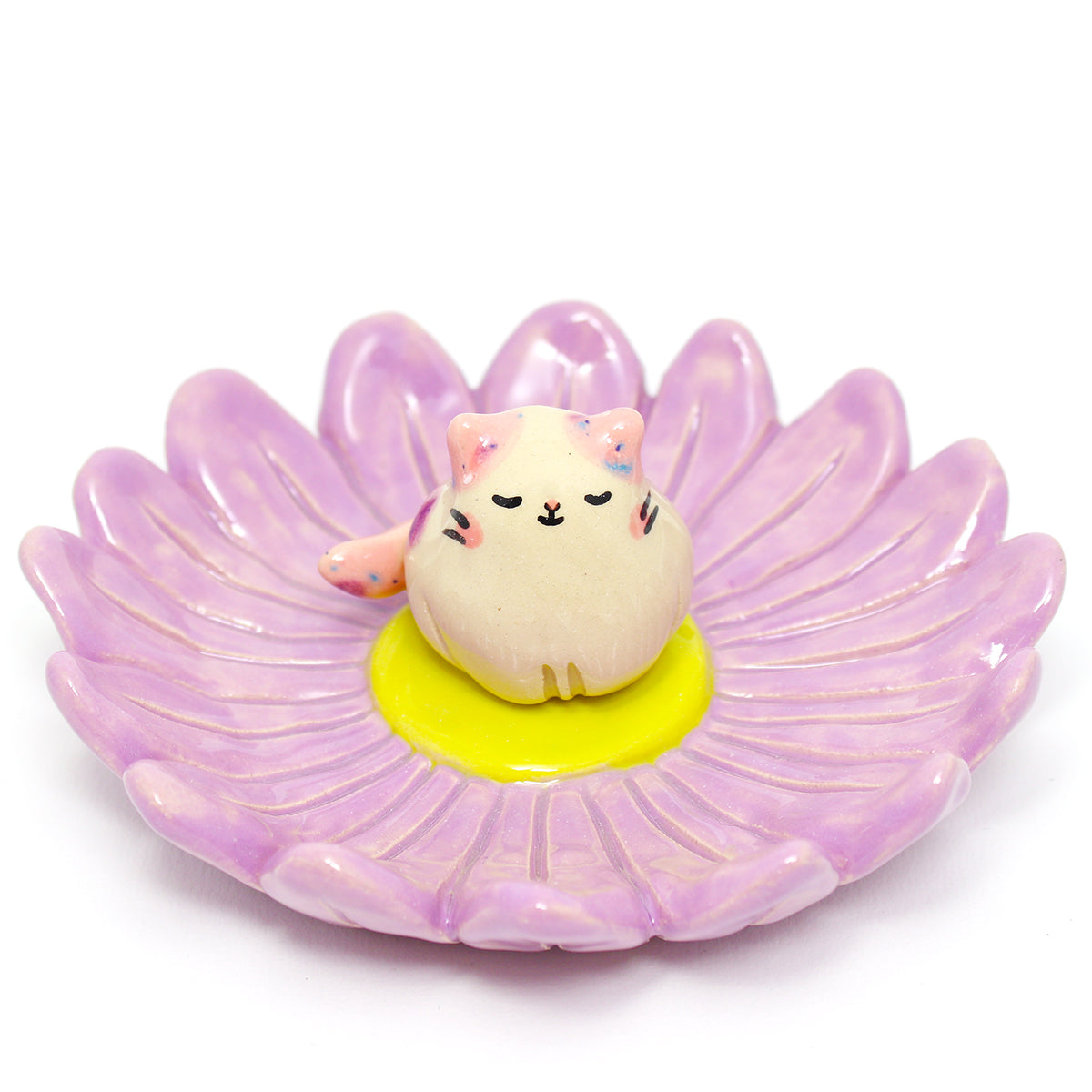 Ceramic Aster Cat Trinket Dish #2846