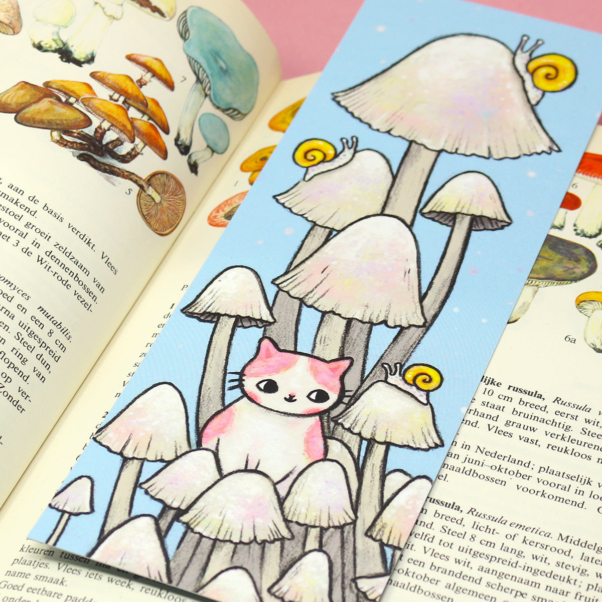 Mushroom Cat XL Bookmark