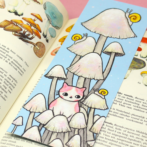 Mushroom Cat XL Bookmark