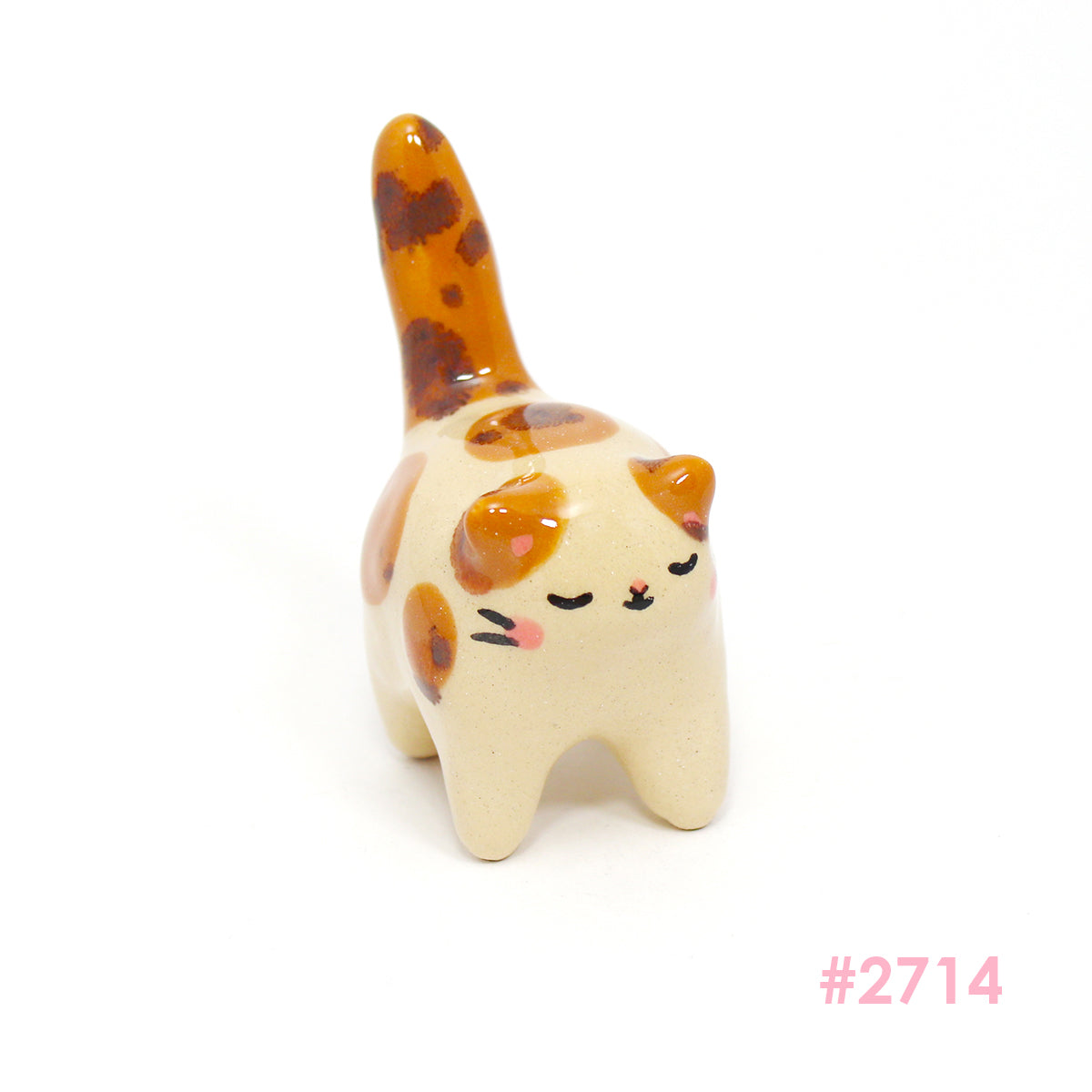 Ceramic Mini Kitty Figurine - #2714-2718