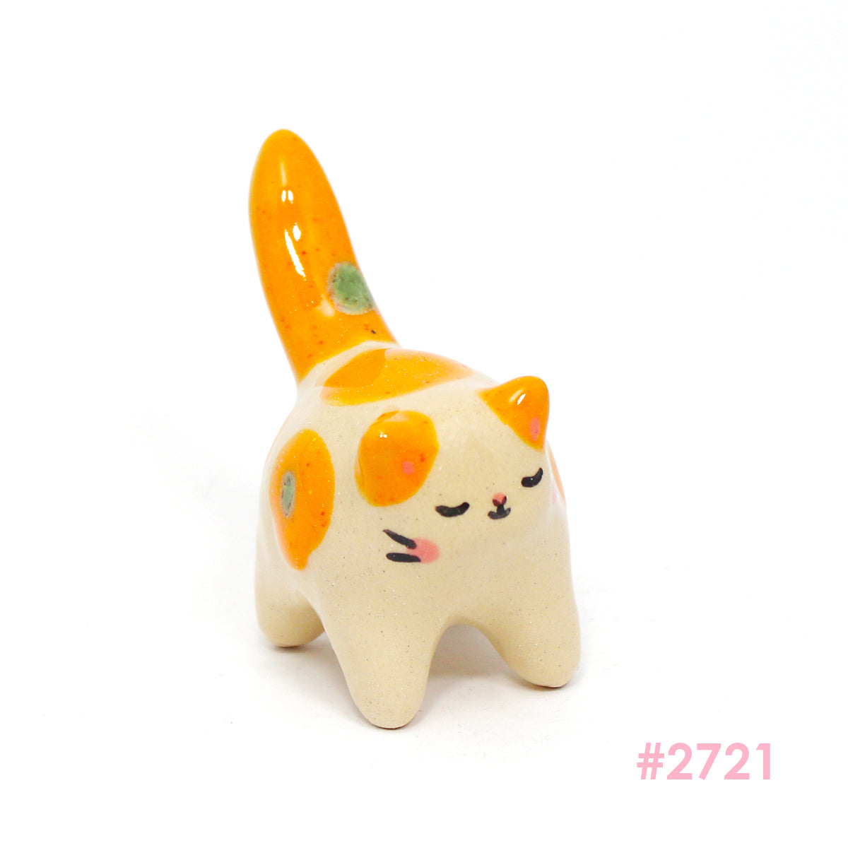 Ceramic Mini Kitty Figurine - #2719-2723