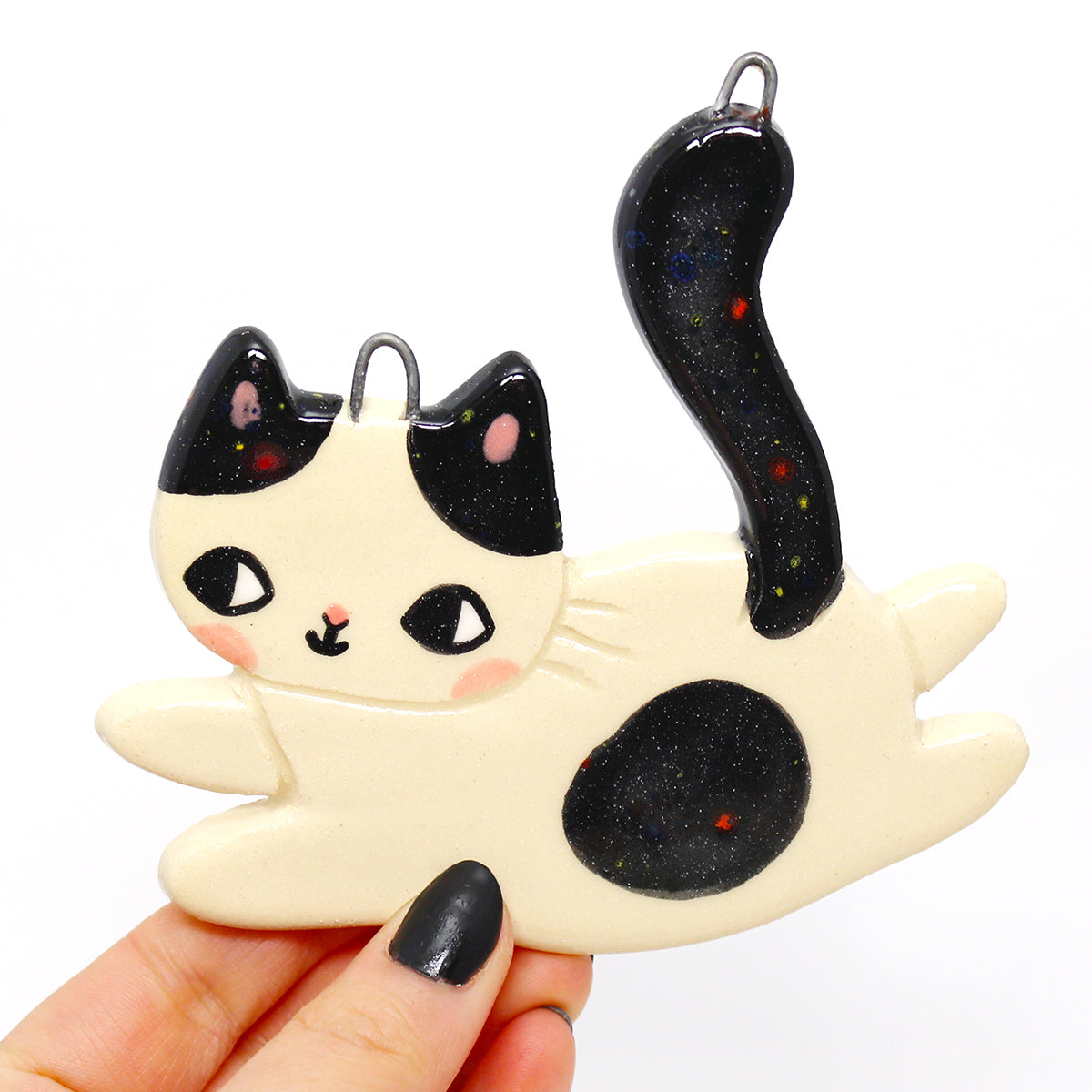 Ceramic Cat Wall Hanging #2730