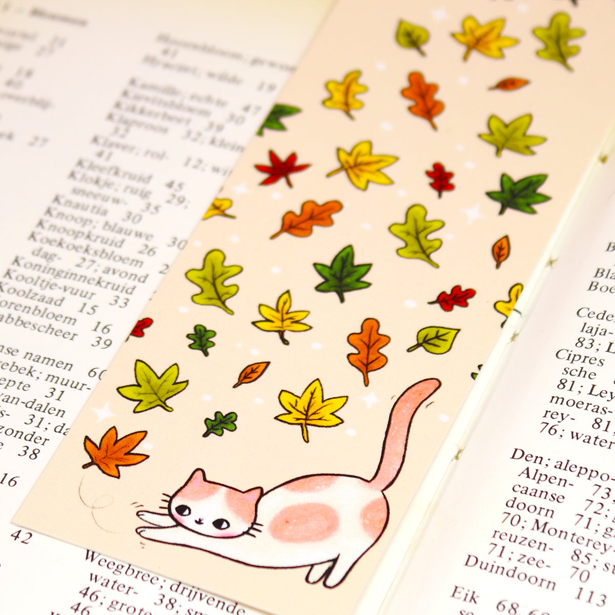 Fallen Leaves Bookmark