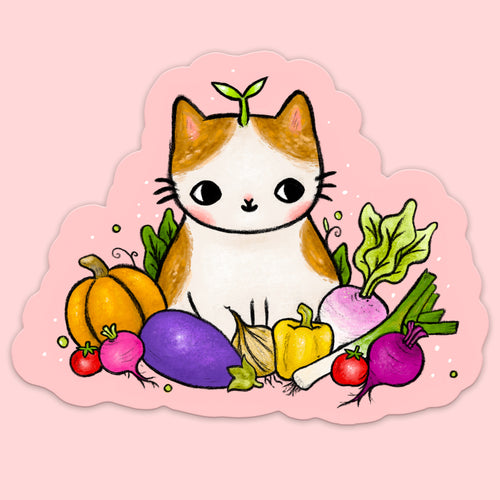 Veggie Cat Magnet