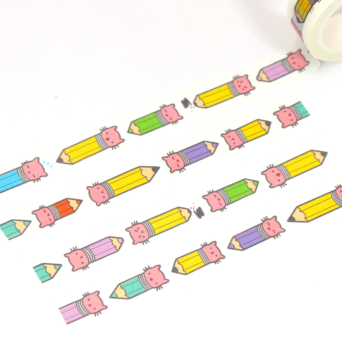 Pencil Kitty Washi Tape