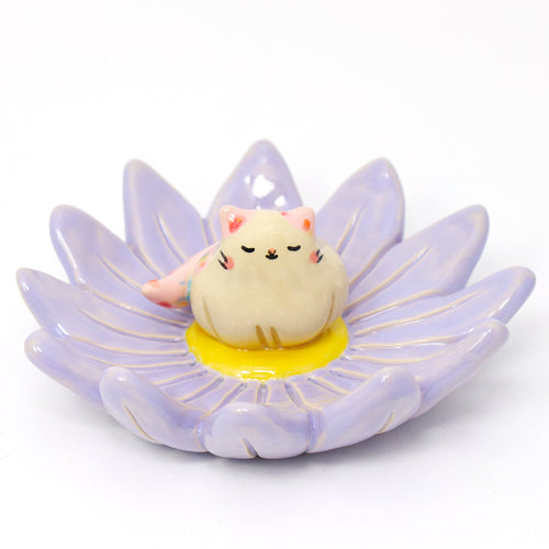 Ceramic Aster Cat Trinket Dish #3017