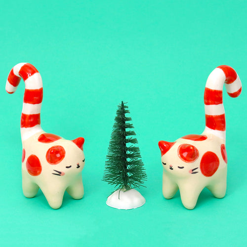 Ceramic Mini Candy Cat Figurine - #2971-2975