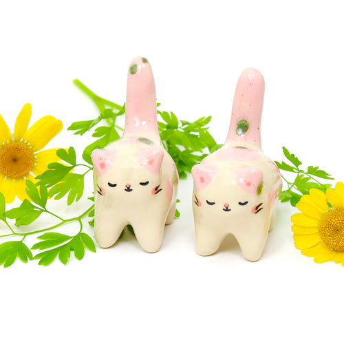 Ceramic Mini Kitty Figurine - #2981-2985