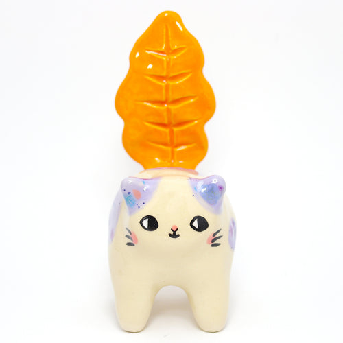 Ceramic Plant Kitty Figurine #2852
