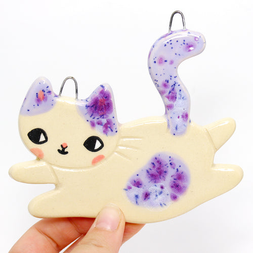 Ceramic Cat Wall Hanging #2860