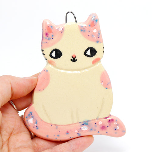 Ceramic Cat Wall Hanging #2862