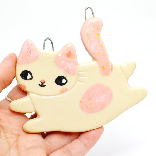 Ceramic Cat Wall Hanging #2863
