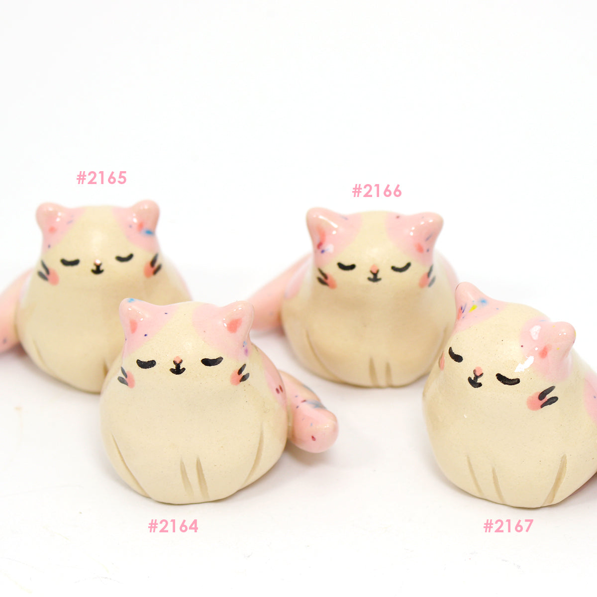 Ceramic Mini Kitty Figurine - #2164-2167
