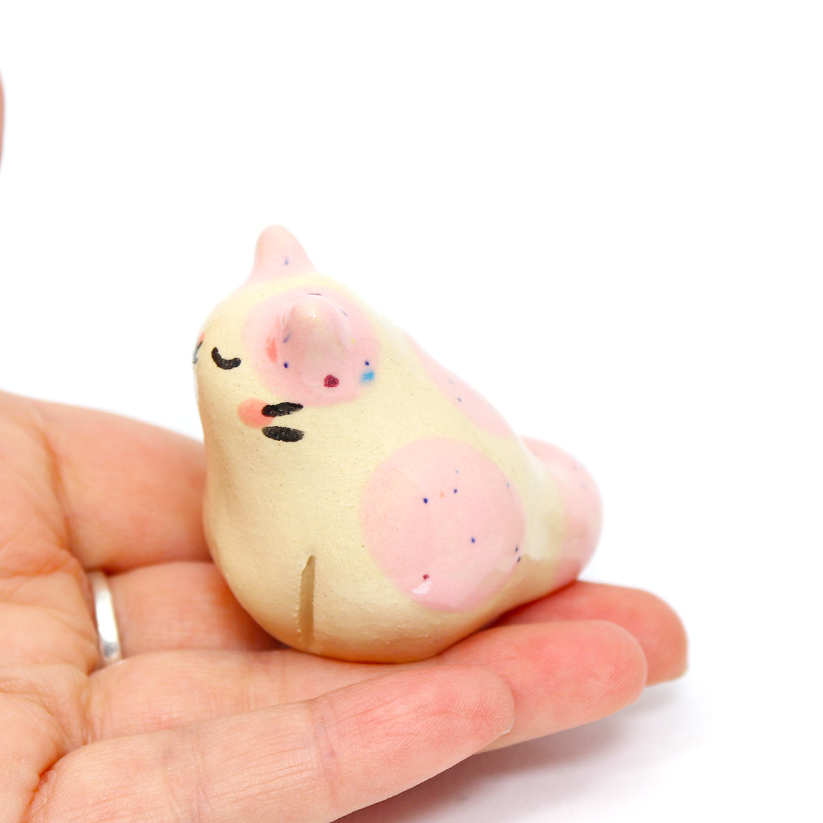 Ceramic Mini Kitty Figurine - #2164-2167