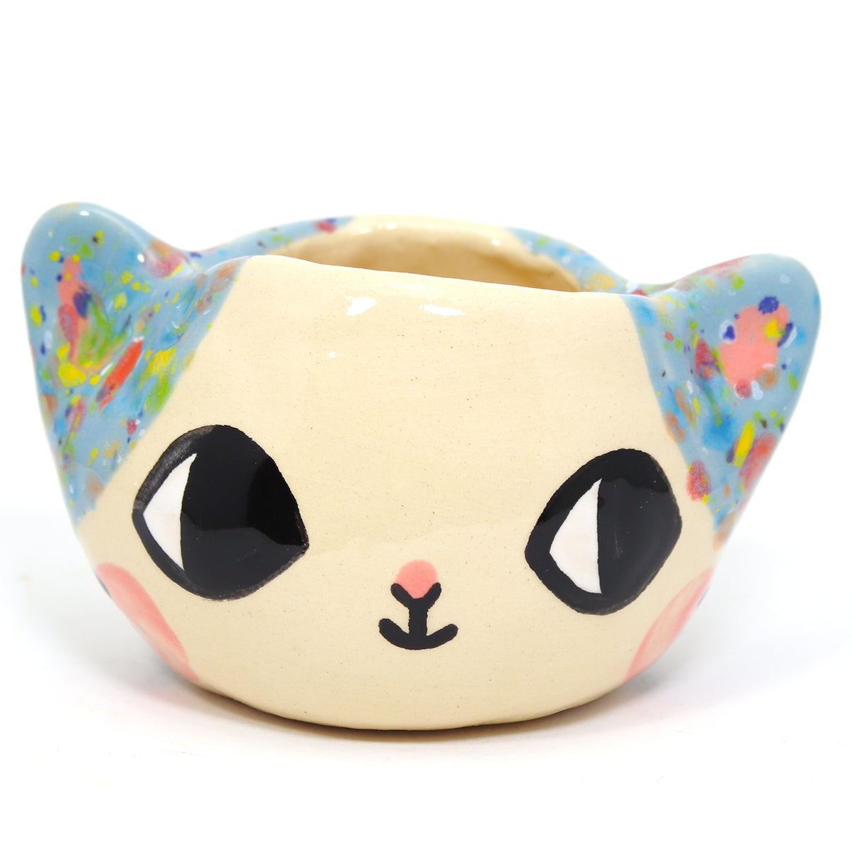 Ceramic Kitty Planter Pot Small - #2173