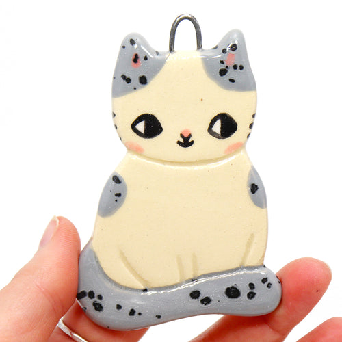 Ceramic Cat Wall Hanging #2679