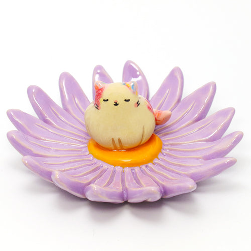 Ceramic Aster Cat Trinket Dish #3149