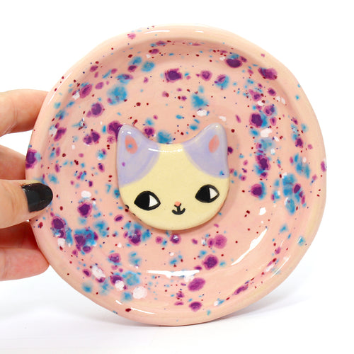 Ceramic Kitty Trinket Dish #2045