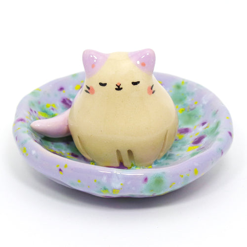 Ceramic Cat Trinket Dish #3171