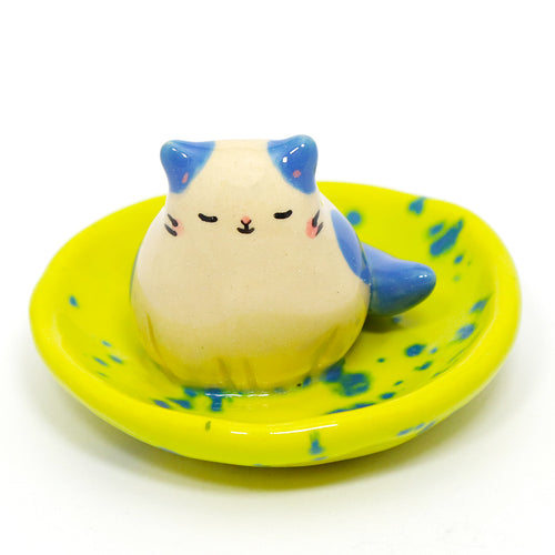 Ceramic Cat Trinket Dish #3172