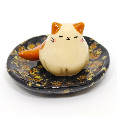 Ceramic Cat Trinket Dish #3173
