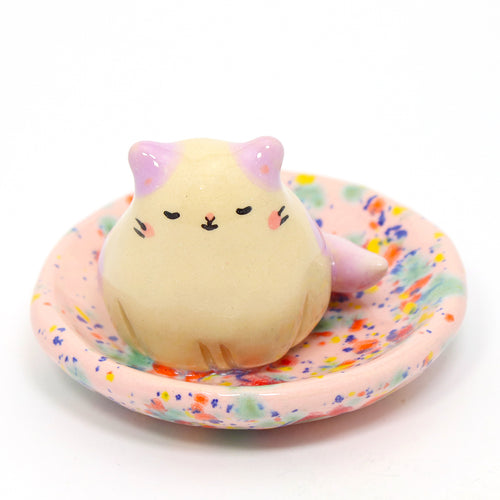 Ceramic Cat Trinket Dish #3174