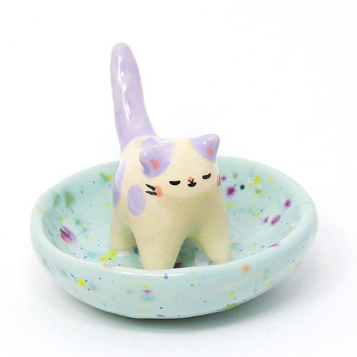 Ceramic Cat Trinket Dish #2956