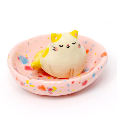 Ceramic Cat Trinket Dish #2957