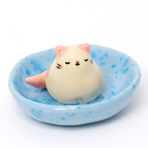 Ceramic Cat Trinket Dish #2958
