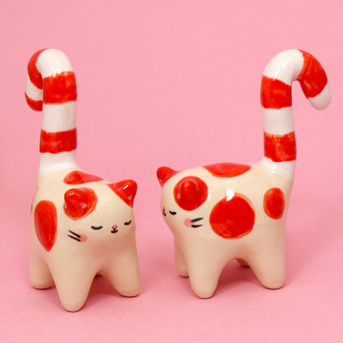 Ceramic Mini Candy Cat Figurine - #2971-2975