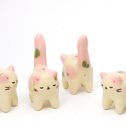 Ceramic Mini Kitty Figurine - #2981-2985