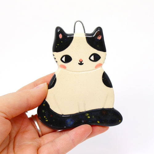 Ceramic Cat Wall Hanging #3003