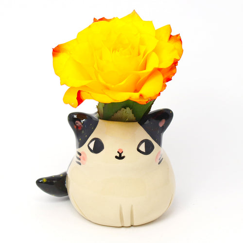 Ceramic Kitty Vase #2948