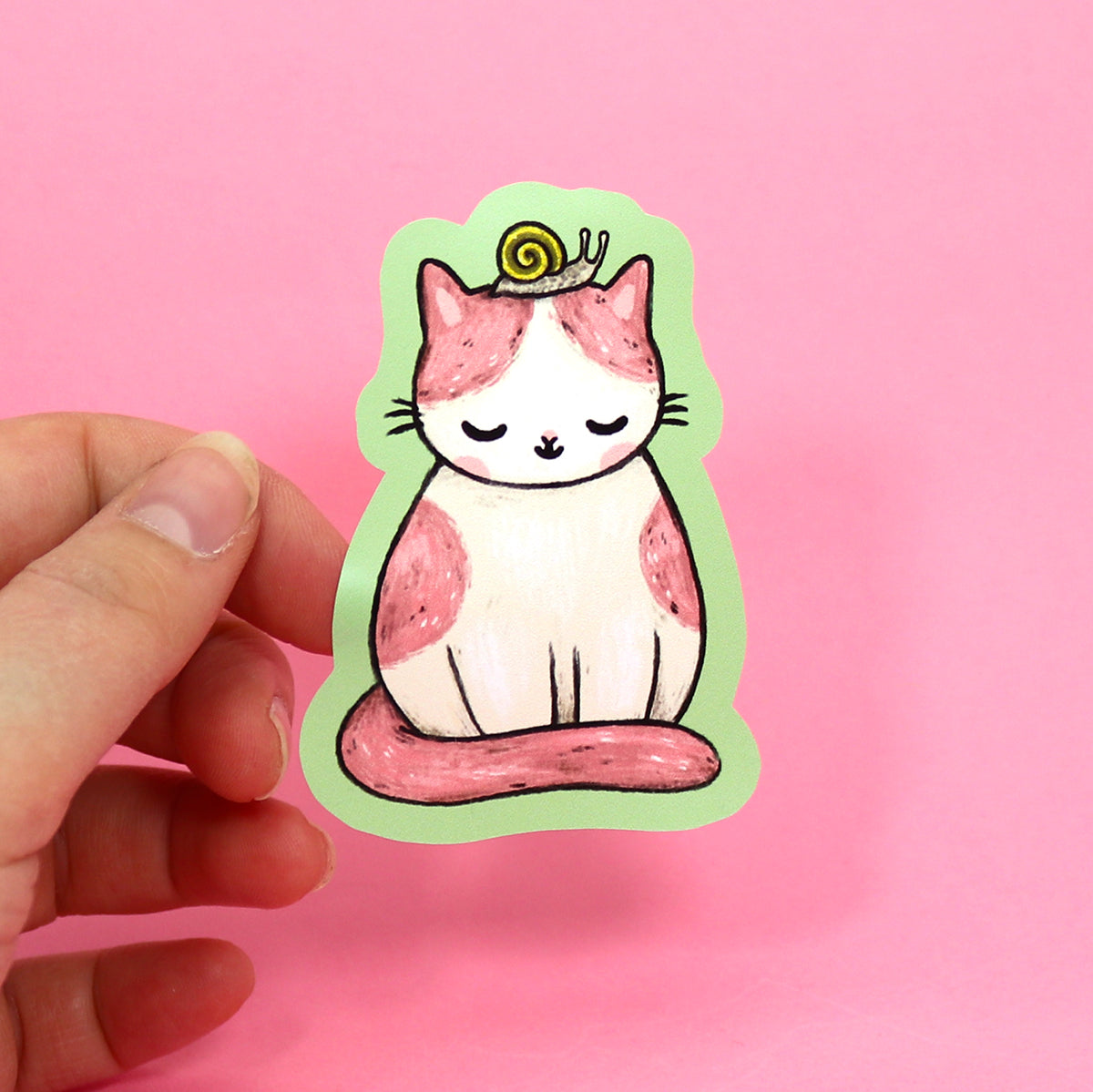Cats and Snails Sticker Set