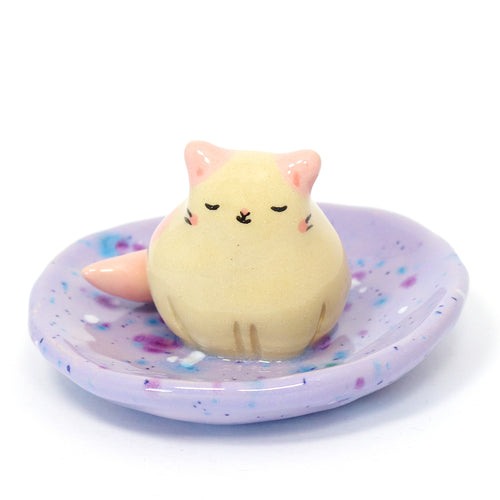 Ceramic Cat Trinket Dish #3205