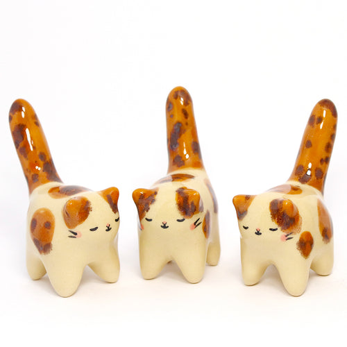 Ceramic Mini Kitty Figurine - #3211-3215