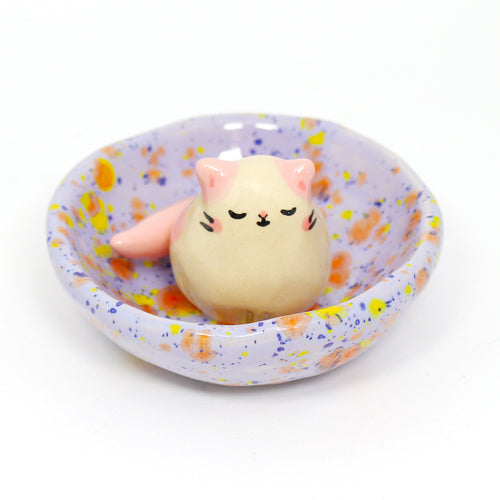 Ceramic Cat Trinket Dish #2819