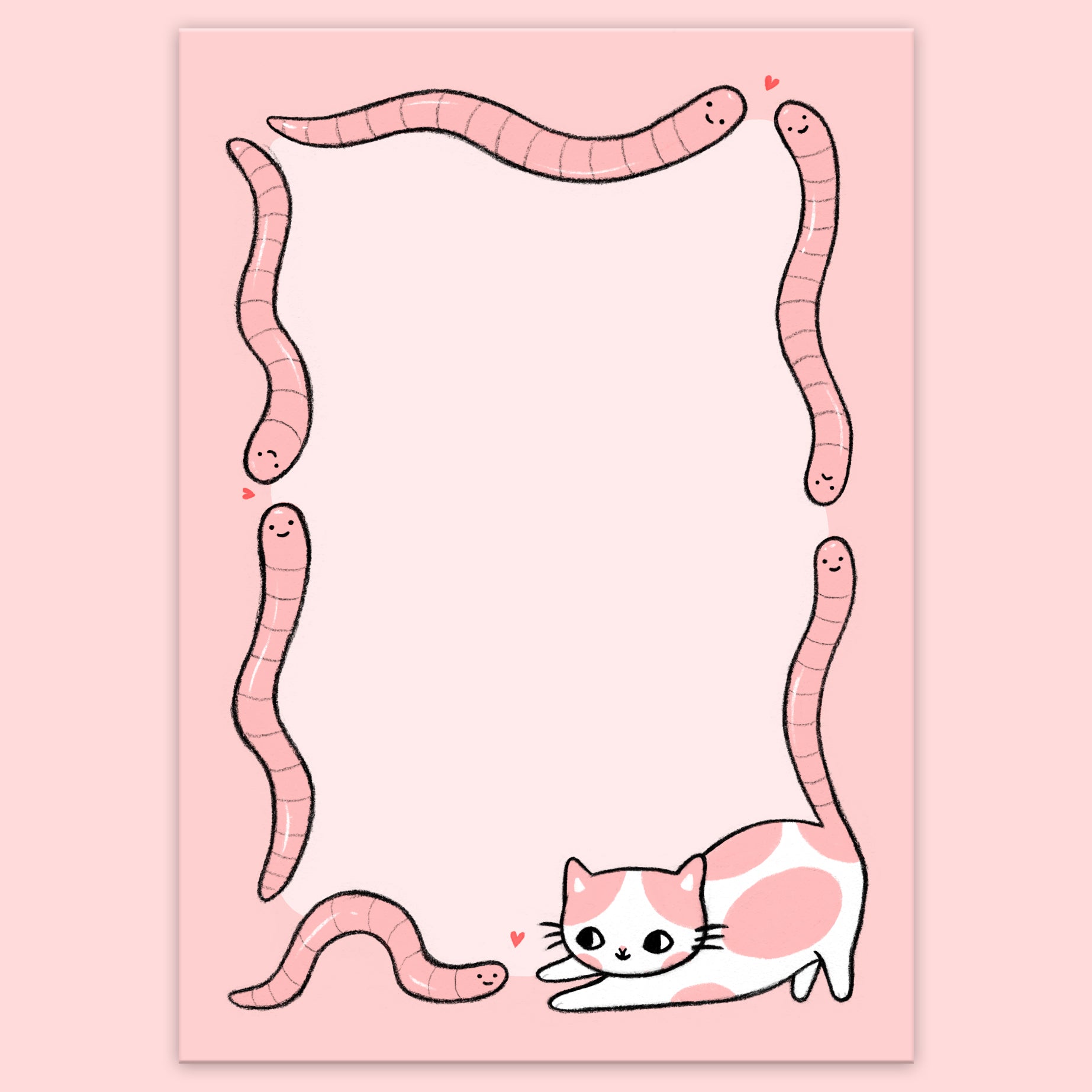 Worm Cat Notepad
