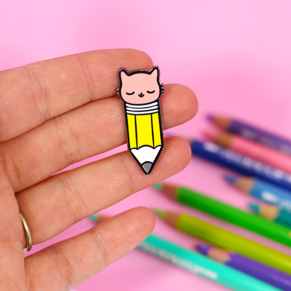 Pencil Kitty Pin - SALE