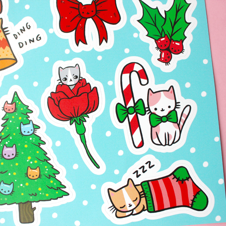 Jolly Kittens Sticker Set
