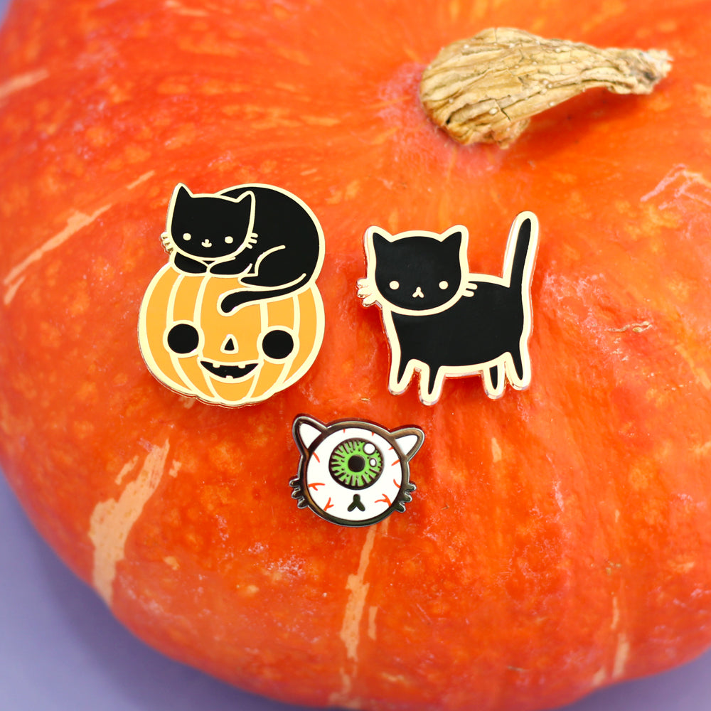 Pumpkin Kitten Pin - SALE
