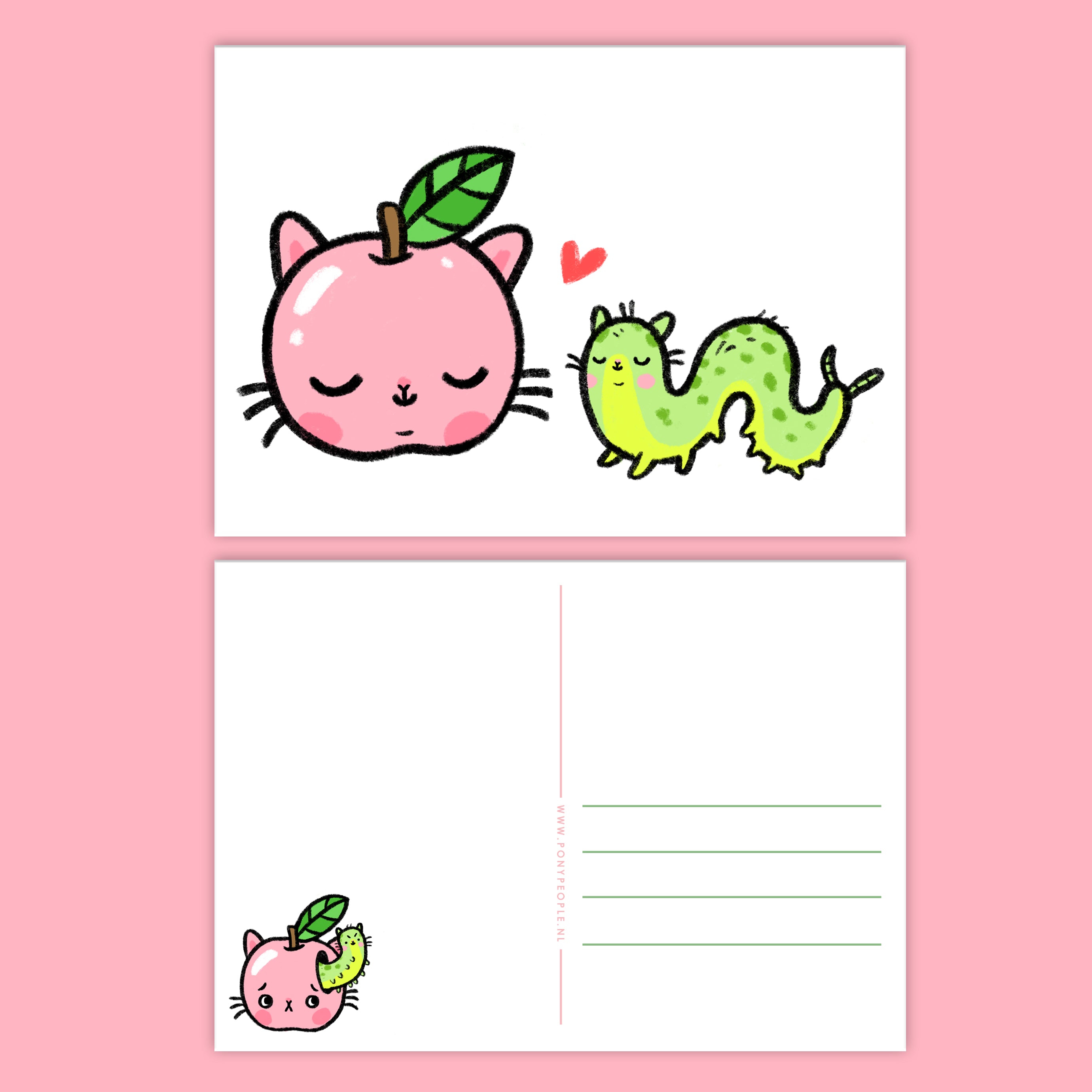 Hungry Caterpillar - Set of two Postcards