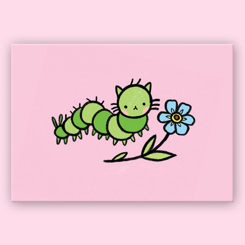 Caterpillar Postcard