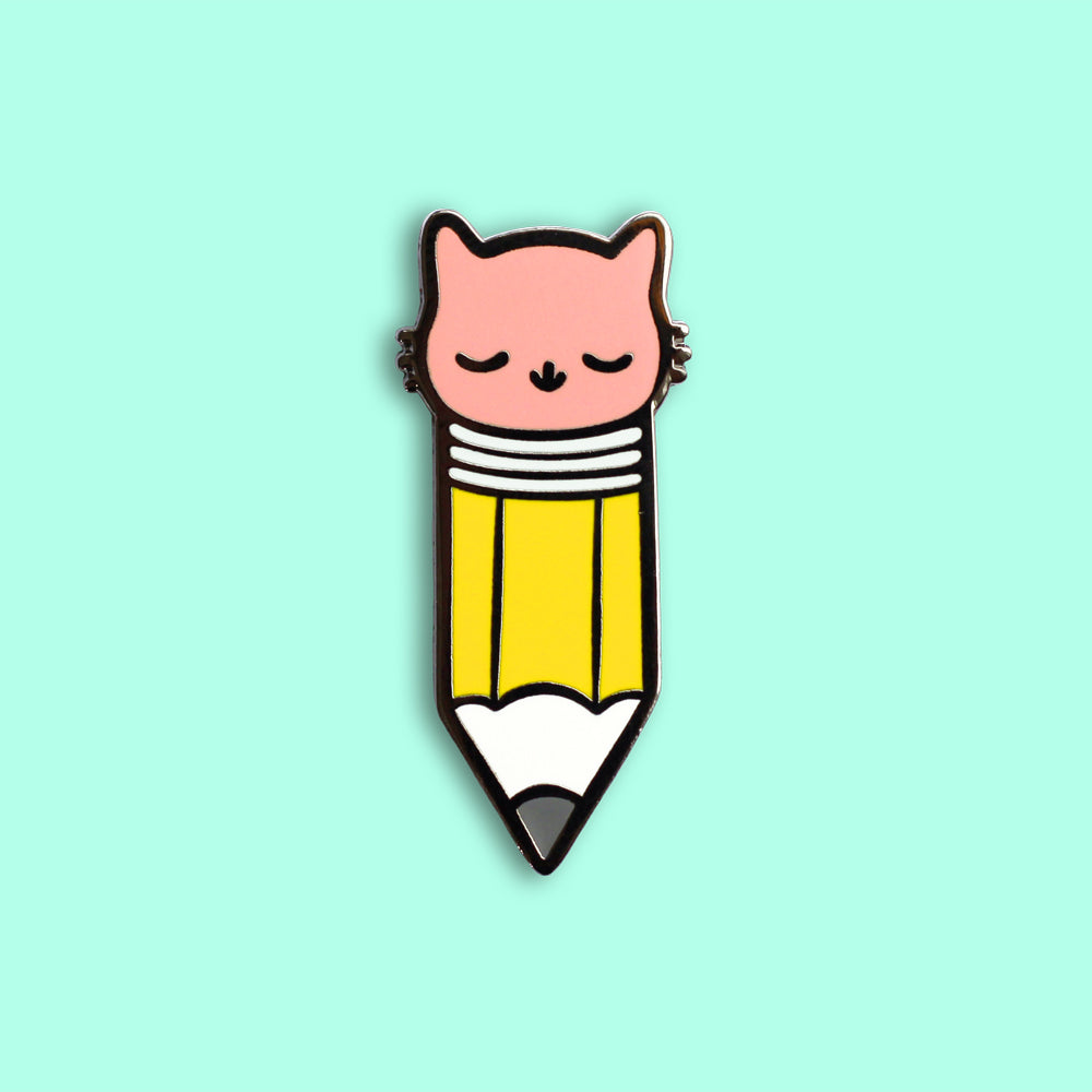 Pencil Kitty Pin - SALE